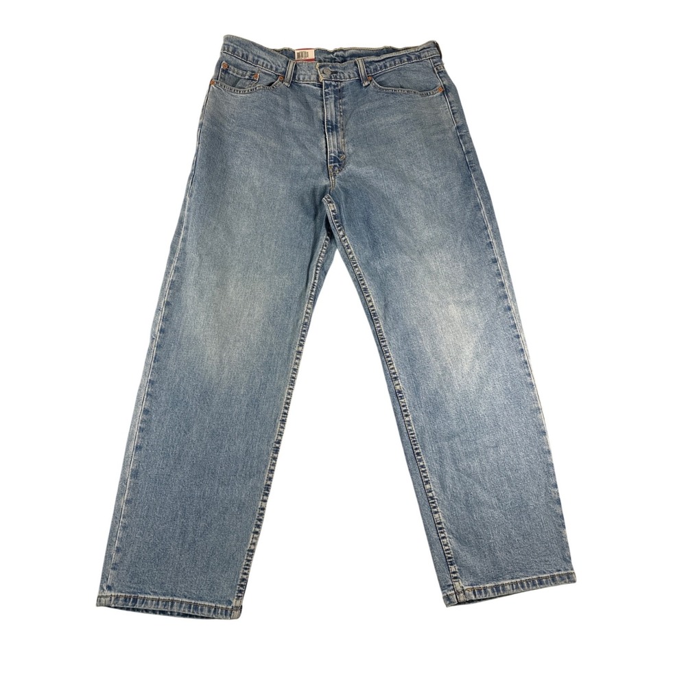 Levis 550 Relaxed Fit Tapered Leg Jeans Mens 38x30 Medium Wash Blue‎ Denim NWT